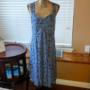 Connected Apparel Fit & Flare Dress